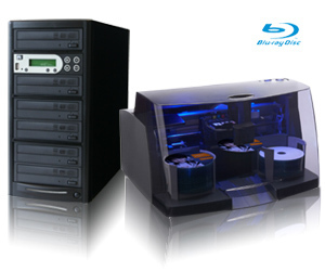 CopyBox Blu-Ray duplicators - informatie overzicht blu-ray reproductie systemen schrijven printen recordable blu ray